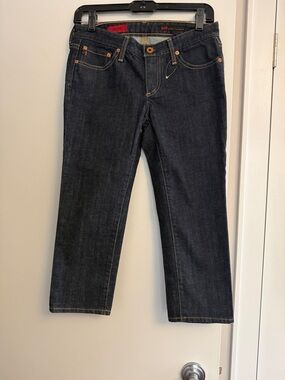 Adriano Goldschmied The Crop Dark Wash Cropped Jeans size 27R